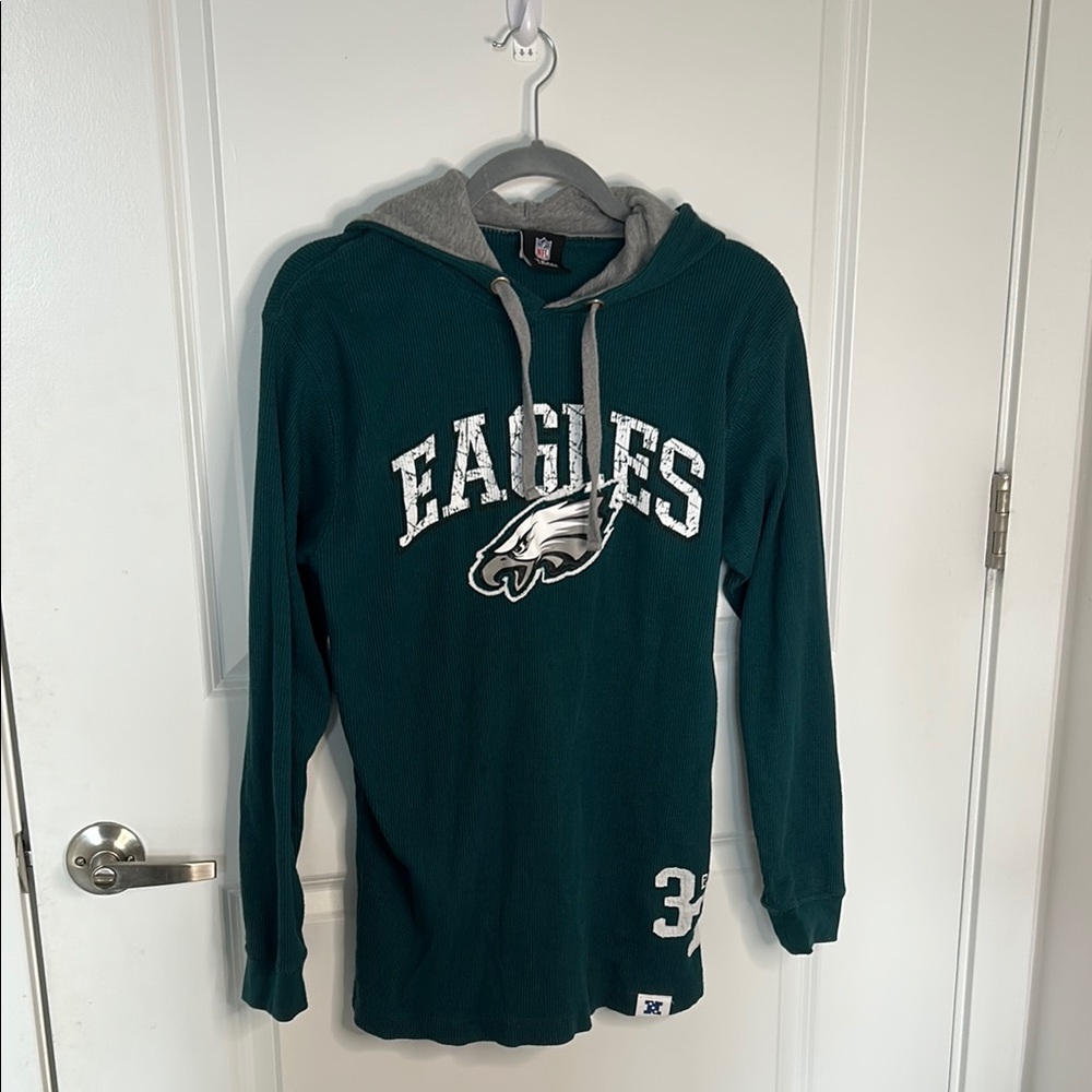 NFL Green and Gray Eagles Hoodie
